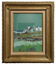 Mario BERRINO (1920-2011) - Salonikki, olio su cartone telato