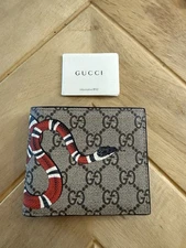 Gucci Kingsnake GG Wallet Beige