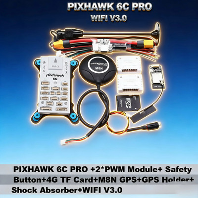 PIXHAWK 6C PRO White shell PX4 32 Bit Flight Controller Autopilot with 4G SD Saf