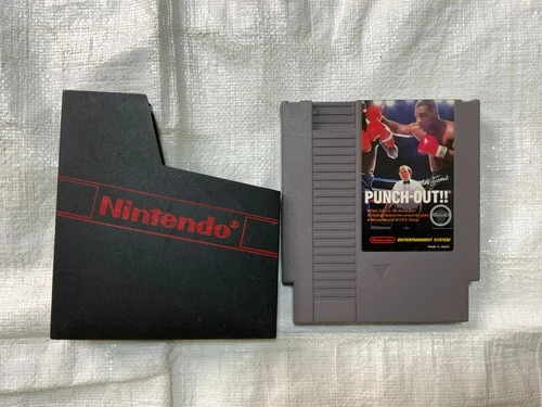 NES Mike Tyson's Punch-Out Nintendo Entertainment System Made in Japan