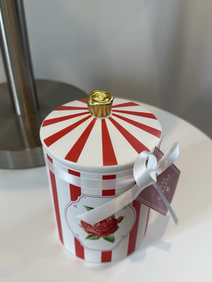 Vela de soja rosa ganache vela de cerámica tarro vela perfumada decoración del hogar Foto 2 de 3