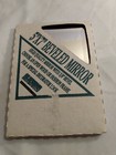Vintage Beveled Glass Mirror 5/8 Bevel New Old Stock Sealed Silver Wood Products