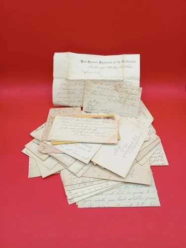 Collection of 40+ rare Civil War era personal letters