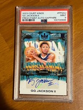 🔥 SSP /25 🔥 GG Jackson II 2023-24 Panini Court Kings Fresh Paint Sapphire Auto