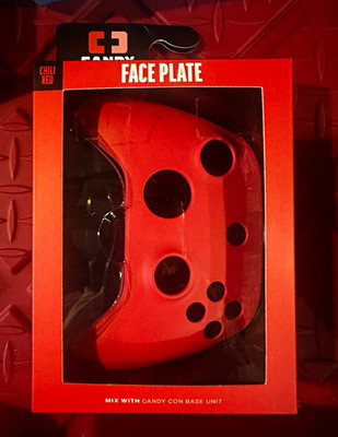 Candy Con Magnetic Chili Red Snap-On Faceplate for Wireless Controller Base