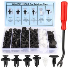 Auto Fasteners 120PCS - Versatile Clips for Body, Bumper, Fender