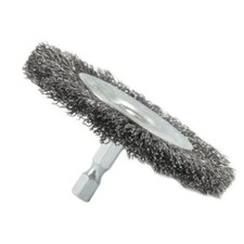 Forney 72735 Wire Wheel Brush, Coarse Crimped with 3-Inch-by-.012-Inch