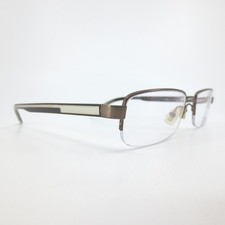 Hugo Boss 0228/U 2VM Brown Rectangular Semi-Rimless Eyeglasses Frames 52-19-140