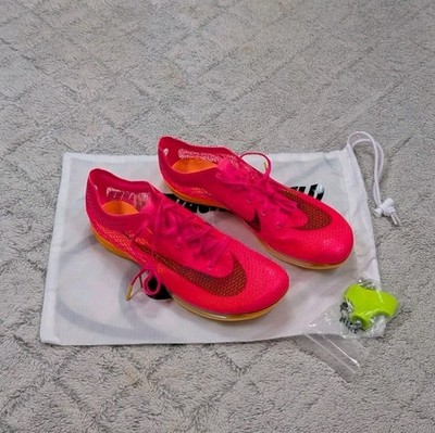 Nike Zoom Victory Pink Orange Track Field Distance Spikes Men 11 CD4385-600