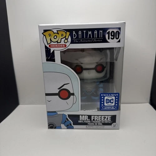 FUNKO POP HEROES! BATMAN ANIMATED SERIES MR.FREEZE #190 EXCLUSIVE 2017 VAULTED