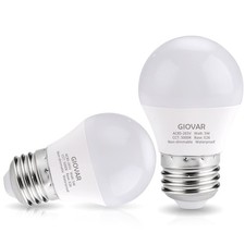 2 Pack LED Refrigerator Light Bulbs 40W Equivalent 5000K Daylight E26