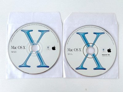 Apple Mac OS X 10 Cheetah & 10.1 Update Install CD