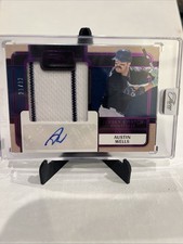 2025 Panini Three and Two - Austin Wells Jersey Swatch Signatures Patch Auto /32