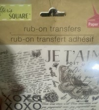 Rub On Transfer