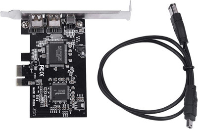 800Mbps PCI-E Express Card, 1394A IEEE 1394B Controller Card with Firewire Cable