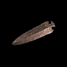Bronze Dagger with Center Ridge and Rivet Notches, Early to Middle Bronze Age