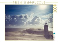 Calvendo Puzzle Sandsturm Am Leuchtturm | 1000 Teile Lege-GrößE 64 × 48 Cm Foto-