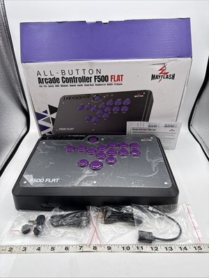 MAYFLASH F500 FLAT Fight Stick All Button Arcade Controller for PS4 PC Xbox S/X