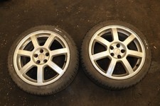 JDM ENKEI RFRB 17" 5x100 Two Wheel Rim 17x7.5J ET53 Subaru Impreza GDB GC8