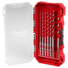 Milwaukee 48-20-9052 SHOCKWAVE Hex Shank Carbide Hammer Bit Kit - 7 pc