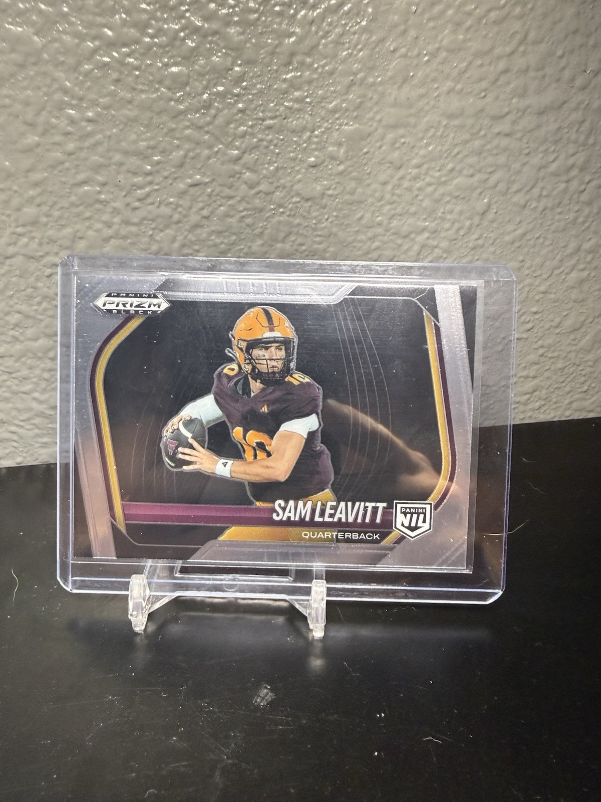 Sam leavitt 2025 Panini Prizm Black Base #182