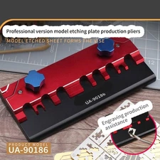 Adjustable Angle Etched Parts Bending Clamps Professional Modeling Crafting Tool