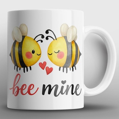 Valentinstag Tasse Biene Mine Liebe süß lustig Bienen Frau Freundin Jahrestag