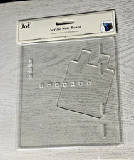 Jot Acrylic Note Board Phone Stand Dry Erase Clear To Do List