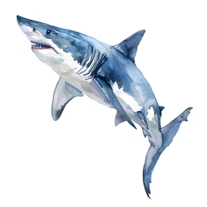 Shark Self Adhesive Sticker