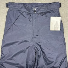 London Fog Kids Snow Pants 10-12 Blue Boys Girls Skiing Skating Snowboarding New