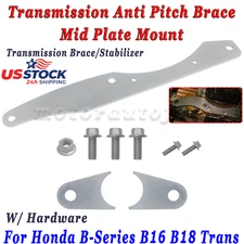 Mid Plate Mount For B-Series B16 B18 EG EK Brace Anti-Pitch Mount Transmission