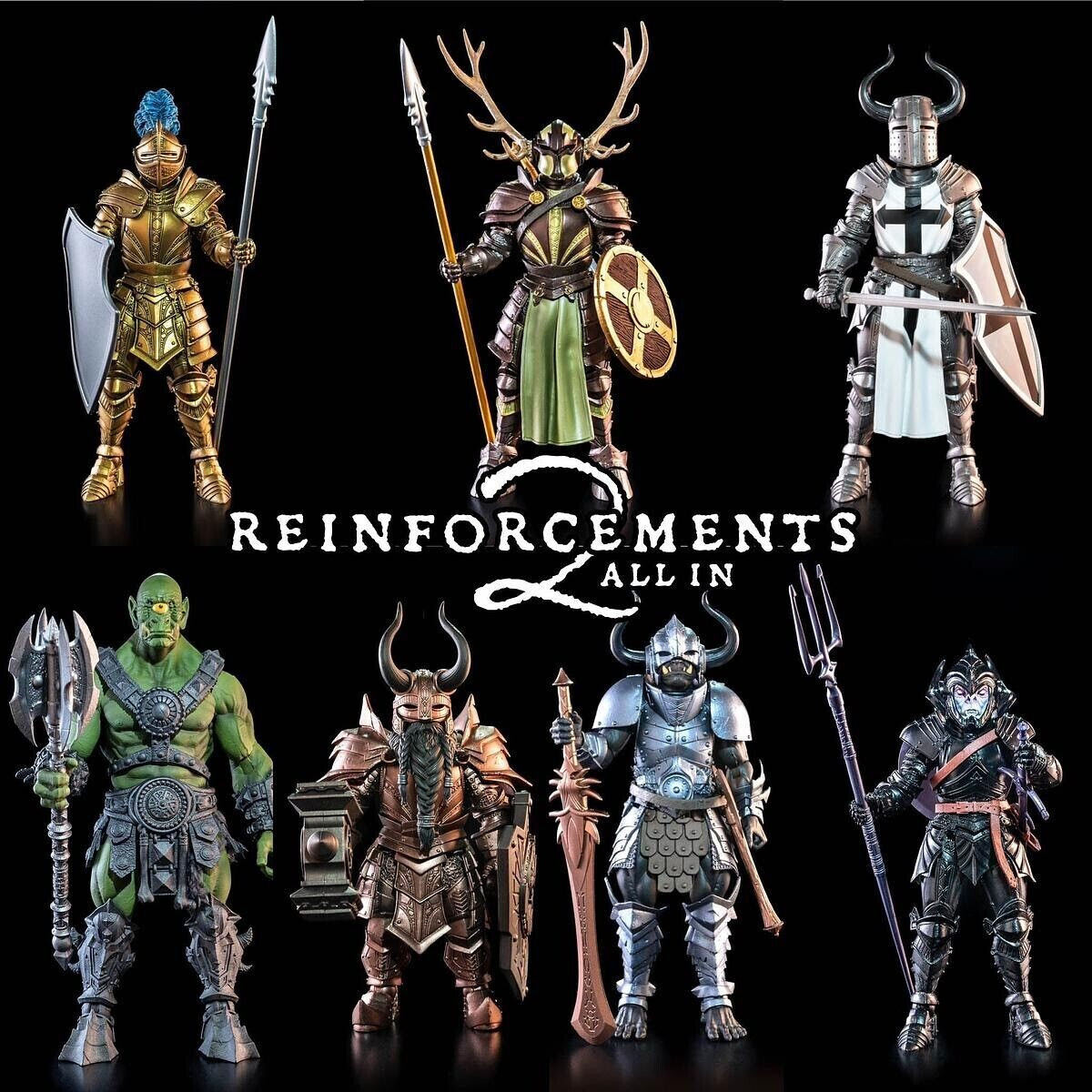 MYTHIC LEGIONS REINFORCEMENTS 2 ALL IN SET Gold Vampire Orc Dwarf