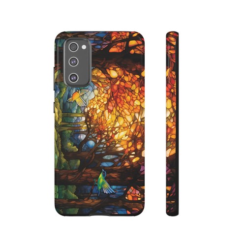 Forest Stained Glass HD Art Phone Tough Cases For iPhone, Samsung Galaxy. Google - Picture 111 of 112