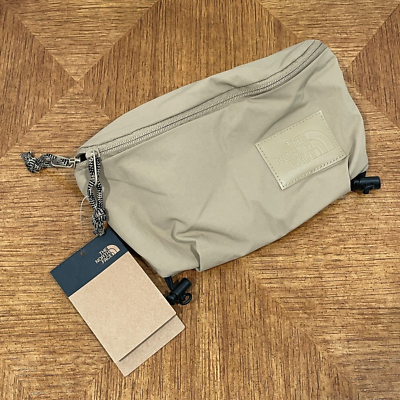 ■THE NORTH FACE■ WOMEN NEVER STOP LUMBERGRAYISH BEIGE NN2P North Face Womens Never Stop Lumbar Bag Beige Tan Nylon