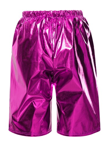Kids Shorts Stage Dance Jogging Metallic Jazz Athletic Performance Costumes - Picture 18 of 57