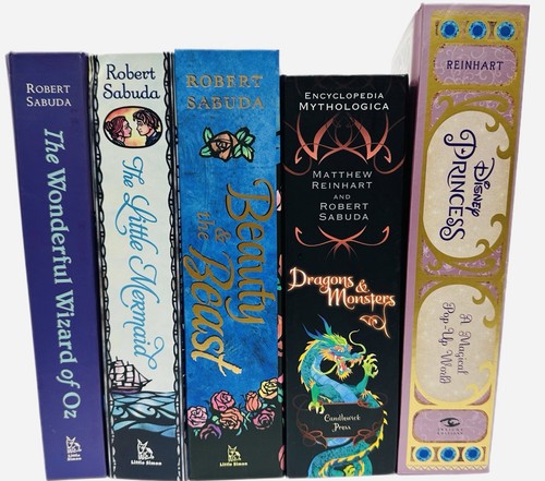 Dragons And Monsters Pop Up Book Lot First Edition Robert Sabuda