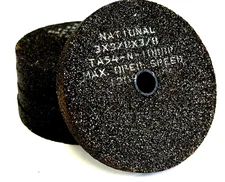 3" x 3/8 x 3/8 GRINDING WHEEL - 12095 RPM TA54-N-10BBP - NATIONAL - 5 PIECES
