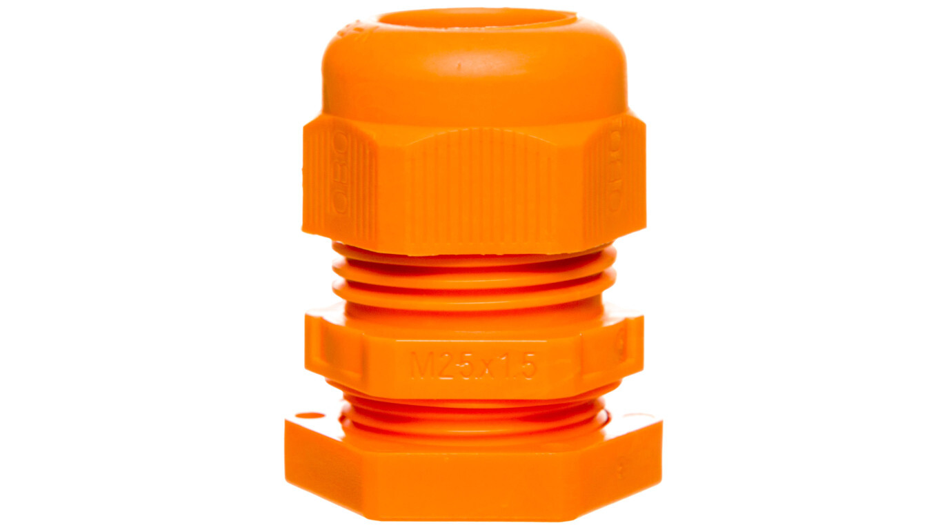 Polyamide cable gland M25 IP68 V-TEC VM25+ OR orange 7205663 /10 pcs./ /T2UK