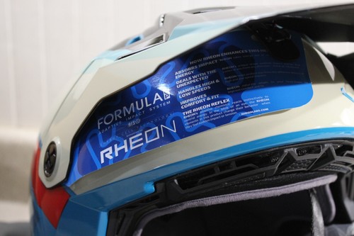 Fly Racing Formula CP Rush Helmet Black Stone Dark Teal 2X 4211 Z2 - Picture 7 of 8