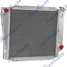 2-row Aluminum Radiator Fit 68-77 Ford Bronco 289302 Wagon Roadster 5.0l V8 New