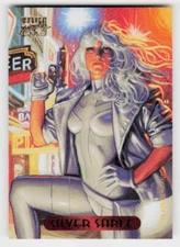 1994 Fleer Marvel Masterpieces Hildebrandt Brothers #110 Silver Sable