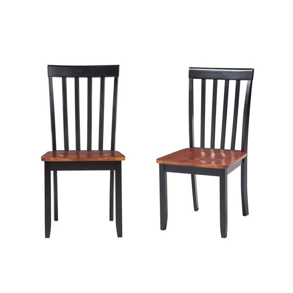 Boraam Bloomington Dining Chair Set of 2 - Black&Cherry - Image 2 of 4
