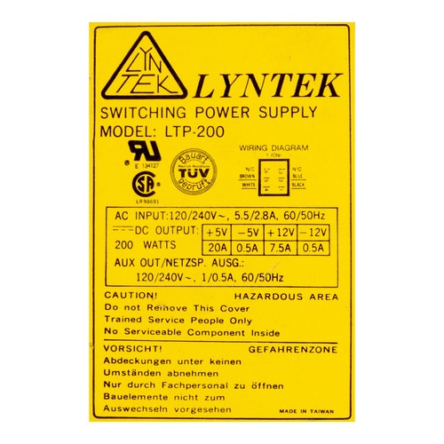Alimentation At Lyntek Ltp-200 200W Molex Fdd Aux - Photo 3/3