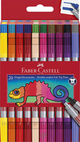 Faber-Castell 151119 - Doppelfasermaler 20Er Etui, 20 StüCk