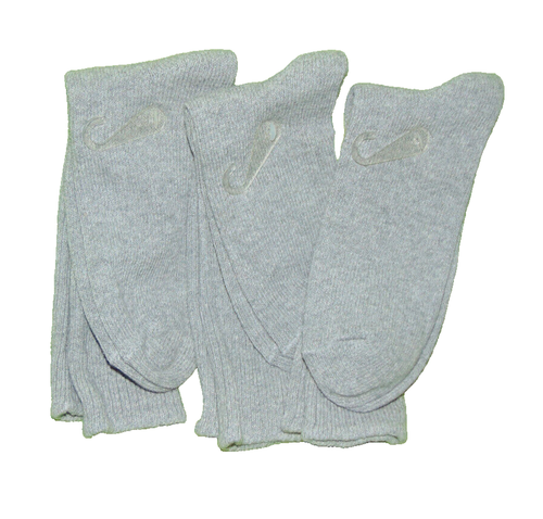 Jefferies SocksGray Long Boys XL 9-13 New 3 Pack - Picture 3 of 3