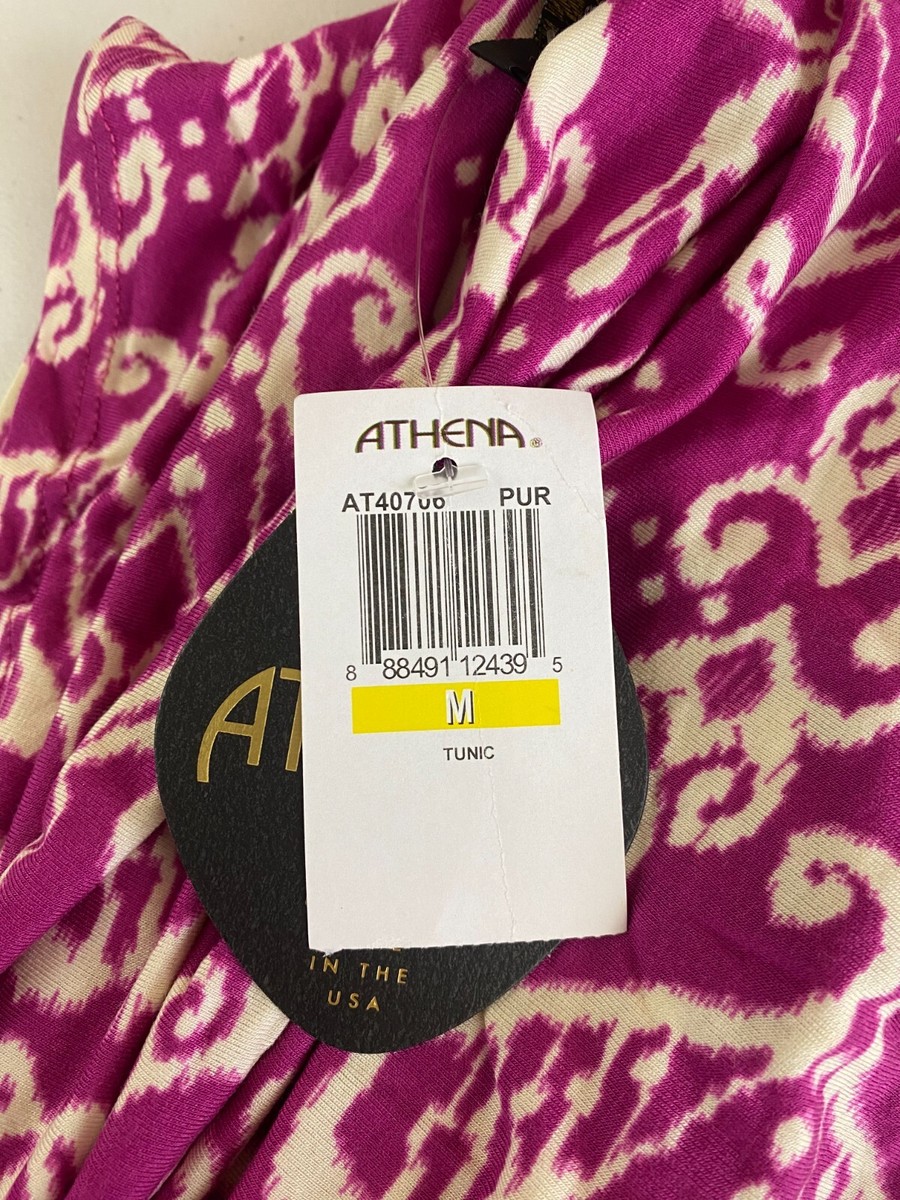 Athena Womens Sand Tropez Tunic Purple Size Medium | eBay