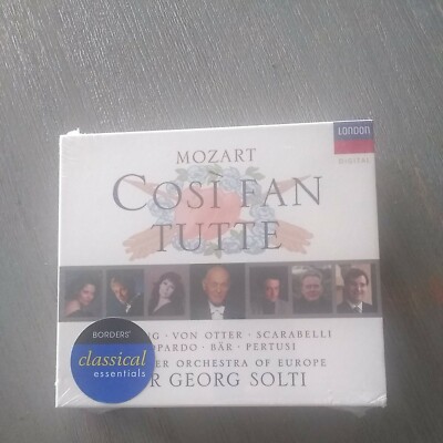 Mozart: Cosi Fan Tutte. Chamber Orchestra of Europe. Sir Georg Solti. BRAND NEW
