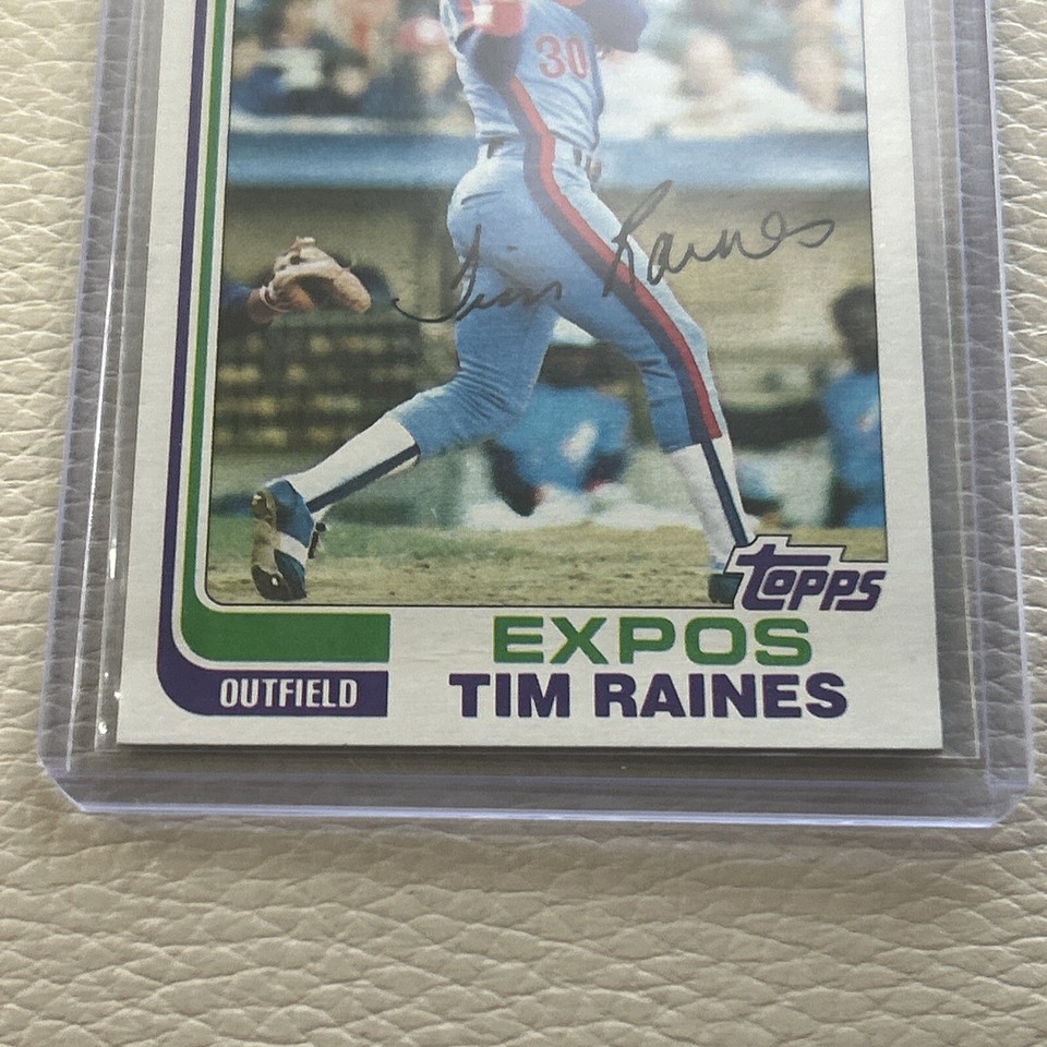 1982 Topps 70 Tim Raines Montreal Expos Baseball Card 70 eBay