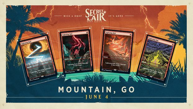 1x Secret Lair: Drop Series: Mountain, Go New Sealed Product 1x Secret Lair: Drop Series: Mountain, Go New Sealed Product