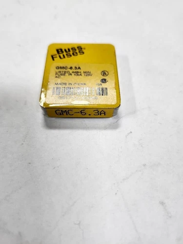 Lot of 5 Bussmann GMC-6.3 Fuse